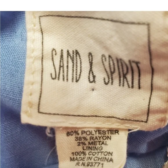 ⭐️Sand & Spirit Periwinkle Braided
Metallic Sundress, Excellent Condition,Size M - Picture 5 of 16